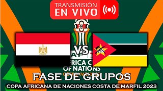 EGIPTO 🇪🇬 VS 🇲🇿 MOZAMBIQUE EN VIVO  COPA AFRICA DE NACIONES 2023  POR FÚTBOL MAGNO [upl. by Nnylireg116]