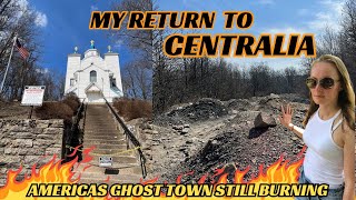 CENTRALIA in 2024  Walking Around Americas Burning GHOST TOWN [upl. by Albie705]