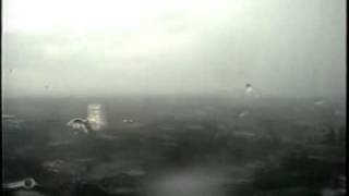 TORNADO in Queens NYC Highrise view before during after  uncut [upl. by Brana320]