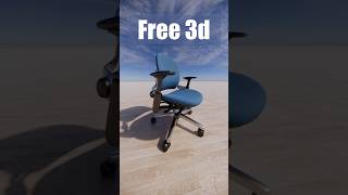 Free 3d model of office chair [upl. by Studner]