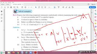 Mathematical Logic ANDORNEGATE IMPLIES DOUBLE IMPLIES [upl. by Christabella]