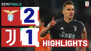 LAZIOJUVENTUS 21  HIGHLIGHTS  Juve go through at the death  Coppa Italia Frecciarossa 202324 [upl. by Tay14]