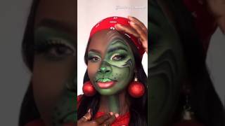 Grinch 🌲🎁 makeup grinch navidad2024 yasminarcmoreno [upl. by Corette947]