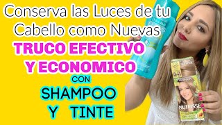 Prepara Shampoo de Color  Conserva las Luces de Tu Cabello Como Nuevas gabytips [upl. by Aeret]