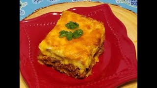 PASTELON DE PLÁTANO MADURO AL ESTILO DE LA COCINA DE MAYRI [upl. by Ardiekal]