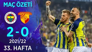 Fenerbahçe 20 Göztepe MAÇ ÖZETİ  33 Hafta  202122 [upl. by Aynot]