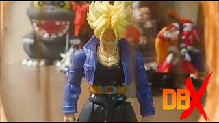 Trunks Vs  DBX Combat test stop motion [upl. by Magena]