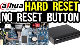 Dahua DVR Hard Reset Without Reset Button  How to Reset Admin Password Dahua XVR1B04H XVR1A08 [upl. by Noiwtna185]