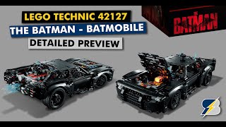 LEGO Technic 42127  The Batman Batmobile  detailed preview [upl. by Eseila]