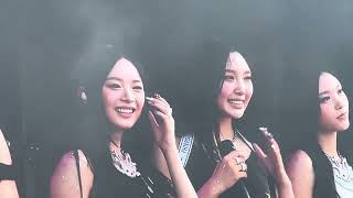 NewJeans  Ditto Live Band fancam at Lollapalooza 8323 [upl. by Sellihca422]