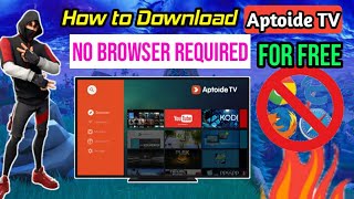 How to Download Aptoide TV On Your Smart TV Without any Browser  100 Working Method [upl. by Runkel803]