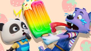 Rainbow Ice Pop Song  Fruits Song Colors Song  Nursery Rhymes amp Kids Songs  BabyBus [upl. by Blondie105]