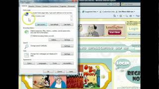 Internet Explorer 8  Work with Internet Options  Internet Browsers [upl. by Jauch]