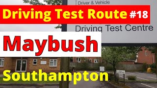 Southampton Driving Test Route  Maybush Driving Test Centre [upl. by Candie363]