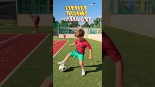 5YearOld Mastering Coerver Training Drills 4 goaltime futbol football coerver ronaldo [upl. by Tu259]