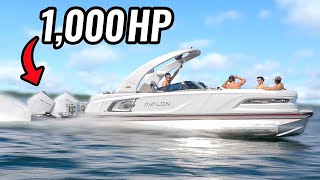 Worlds Fastest Pontoon 1000 HP [upl. by Richey]