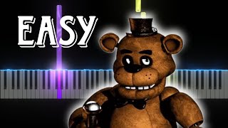 After Show  FNAF SONG  TryHardNinja Easy Piano Tutorial [upl. by Ahsienek295]