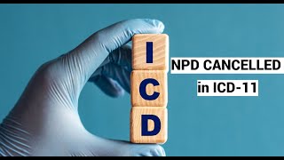 NPD CANCELLED in ICD11 NarcissismDissocialityAnankastiaNegative Affectivity Starts 0754 [upl. by Ddet]