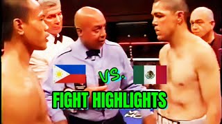 MELLIGEN PHI vs ZEPEDA MEX  FIGHT HIGHLIGHTS TKO [upl. by Aivatal]