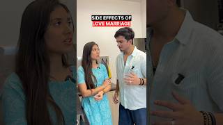 Side effects of love marriage 😂 lovemarriage comedy TanshiEntertainment [upl. by Welker92]