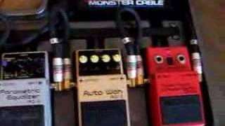 BOSS Pedal Board With Custom Monster Cable M1000i v11 [upl. by Alleira]