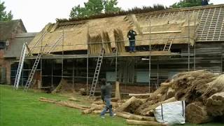 Thatch Roof Construction  Commonwealth Roofing training [upl. by Lani]