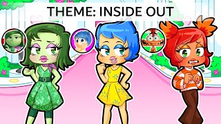 Buying INSIDE OUT Movie THEMES in DRESS to IMPRESS [upl. by Amihc]