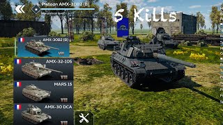 War Thunder Mobile  AMX30B2 B Platoon Gameplay [upl. by Atinob]