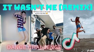 IT WASNT ME remix TikTok Dance Challenge Compilation  NEW TREND 2021 [upl. by Hamal]