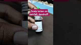 HML Scalp lotion on head hair falldandruffalopeciahair regrowth homoeopathy medicine [upl. by Boudreaux371]