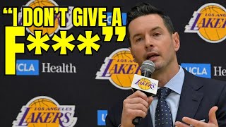 JJ Redick quotI dont give a fquot  Lakers introductory press conference reaction [upl. by Younger]