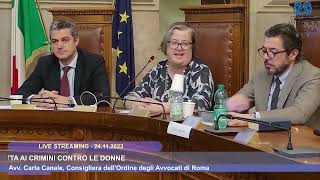 LOTTA AI CRIMINI CONTRO LE DONNE  24112023 [upl. by Kera]