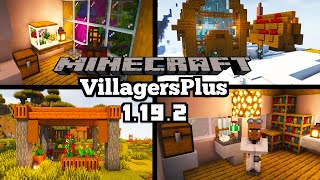 VILLAGERSPLUS MOD  MINECRAFT 1192 MOD SHOWCASE [upl. by Wey501]