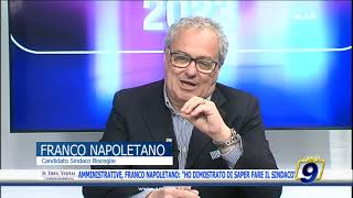 Amministrative 2023 Bisceglie Franco Napoletano quotHo dimostrato di saper fare il sindacoquot [upl. by Fabiano560]