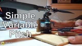 DIY Simple Variable Pitch for Brushless Motor [upl. by Dottie]