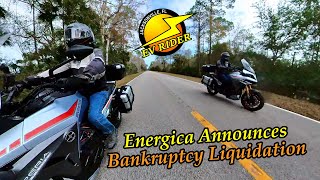 EV Motorcycle Brand Energica Annouces Bankruptcy [upl. by Marget]