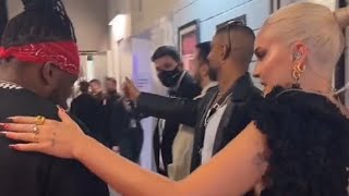 KSI amp Anne Marie Before Their BRITS Performance [upl. by Ivel]