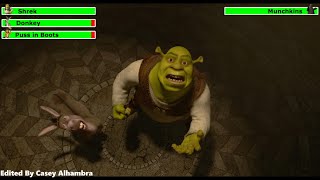 Shrek 2 2004 Potion Factory Scene with healthbars [upl. by Moore]