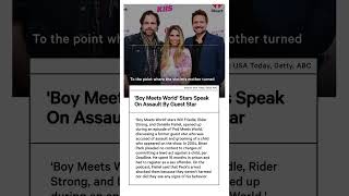 Boy Meets World Cast Members Speak Out Against Guest Star [upl. by Enerual]