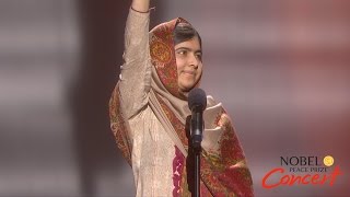 Malala Yousafzai  The right to learning should be given to any child [upl. by Nylekoorb682]