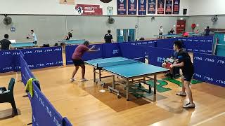 2023 sndtta spring div one Steven Lilin vs Joy Sarkar set 3 [upl. by Yrocej]