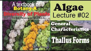 Algae Thallus forms Lecture [upl. by Kunin]