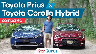 Toyota Corolla Hybrid vs Toyota Prius [upl. by Manouch]