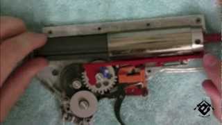 Airsoft High Speed Custom Gearbox Build Project Part Two  Airsoft V2 gearbox Assembly [upl. by Umont]