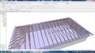 Proiect de sarpanta in 4 ape realizat cu RoofCon TrussCon [upl. by Relyuc309]