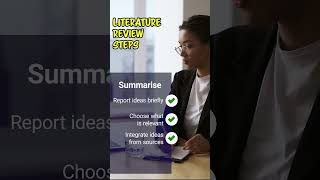 Write Your Literature Review  step 2 academicwriting academicskills literaturereview [upl. by Schinica]