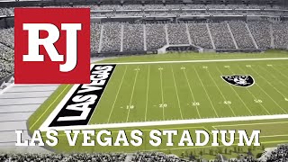 Vegas Nation Stadium Show Retractable Field Update [upl. by Enelym963]