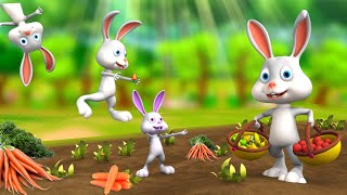 ক্ষুধার্ত খরগোশের বাংলা গল্প  Hungry Rabbit Story  3D Animated Bangla Moral Stories  JOJOTV Tales [upl. by Yrebmik159]