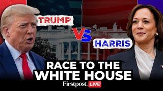 US Election Result LIVE Trump and Harris NeckandNeck in Final Polls  Trump vs Harris [upl. by Oile]