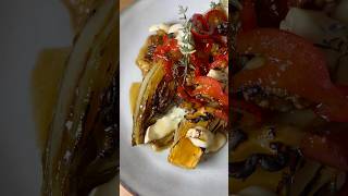 CHARRED ENDIVE amp BLUE CHEESE alychalloner cooking recipe personalchef annecy cookingchannel [upl. by Elkcim]